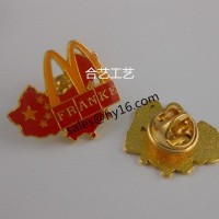 中國地圖徽章，壓鑄徽章，鋅合金鏤空徽章