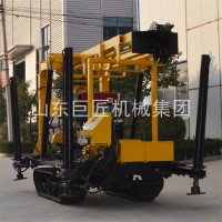 巨匠XYD-130履帶式液壓水井鉆機功能全面打井輕松