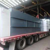 山東濰坊農村生活污水改造一體化設備現場施工圖片